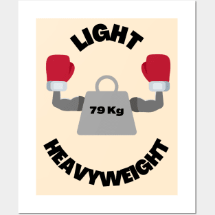 Light Heavyweight Boxer Posters and Art